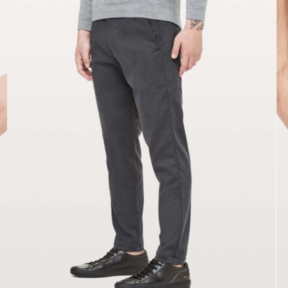 Lululemon grey slim fit commission pants size 36